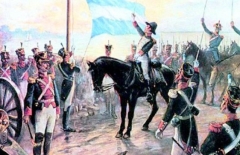 Belgrano izaba la Bandera por primera vez en la actual ciudad de Rosario